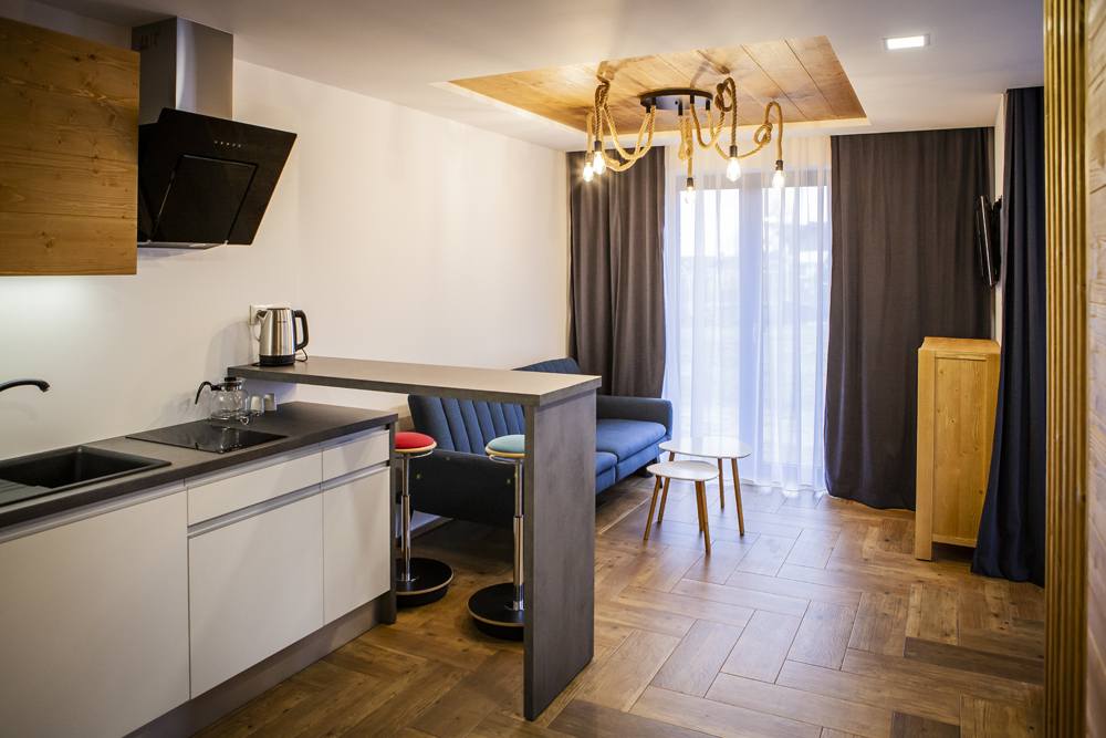 Kuchynský bar apartmánu č. 3